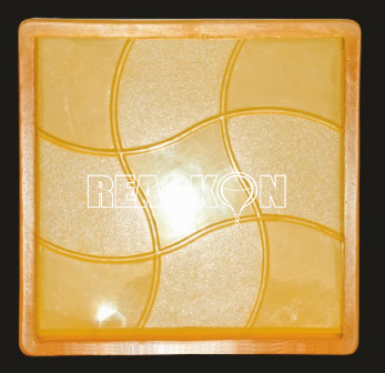 Rubber Square Concrete Chequered Tiles Mould, For Industrial