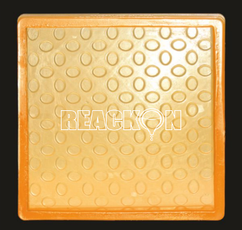 Square Silicone Plastic Outdoor Chequered Paver Tile Mould, For Making Tiles