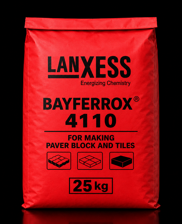 Iron Oxide Colour Pigments for Paver Blocks and Concrete Tiles LANXESS and HYROX Iron Oxide Pigment Colour for Paver Tiles , Premium Paver Blocks and Tiles Colour by LANXESS & HYROX